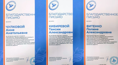 Благодарность за активность