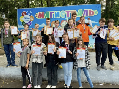 Парад Победителей по футболу и баскетболу и пионерболу. ДОЛ &laquo;Магистраль&raquo;