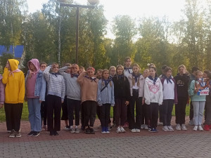 День Пионерии. Конкурс строя и песни