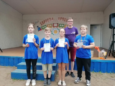 Чемпионы "Железнодорожной игротеки" и "Железного здоровья"