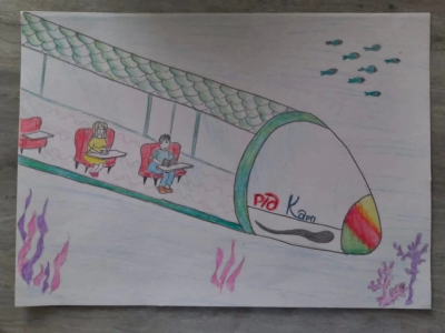 Каким бы не было небо будущего 2050 - голубым, красным или звездно-полосатым, ясно одно: в нем будет много поездов! 