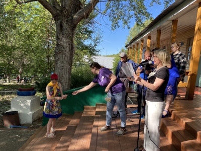 Герои "Железнодорожной игротеки" и "Железного здоровья"