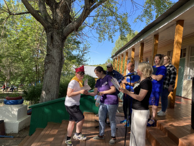 Герои "Железнодорожной игротеки" и "Железного здоровья"