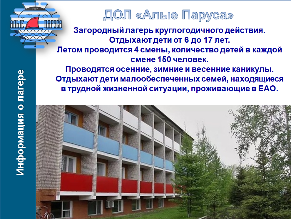 ОГАУДО ДЮЦ "Солнечный" ДОЛ "Алые Паруса"