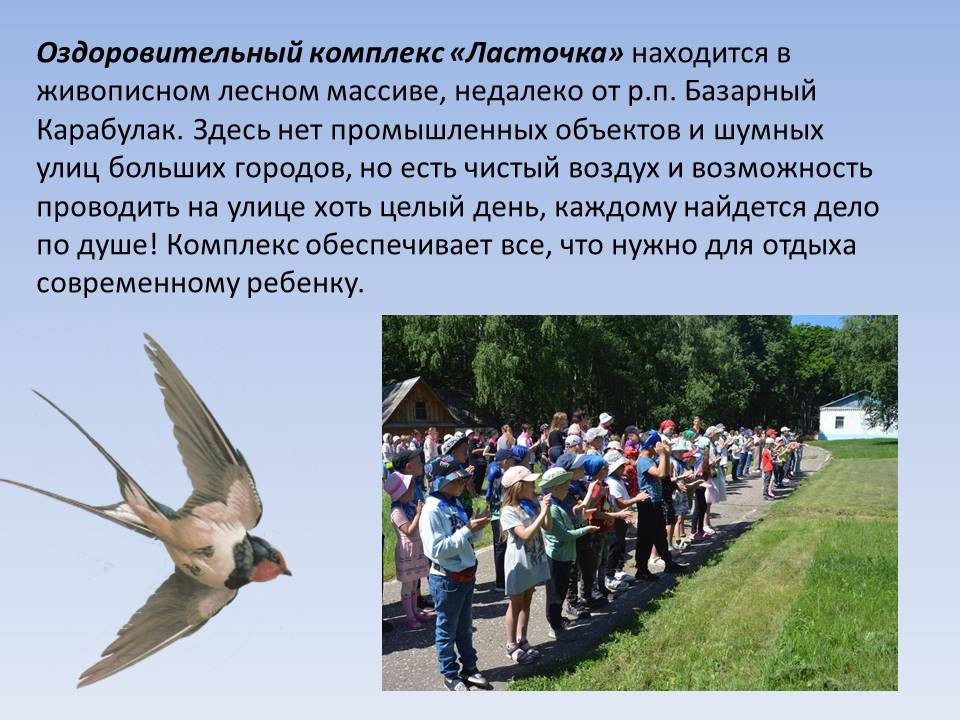 МБУ ОК "Ласточка"р.п.Базарный Карабулак Саратовской области.