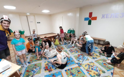 Практическое занятие с младшими детьми &laquo;Квадрат Профессий&raquo;