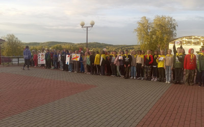 День Пионерии. Конкурс строя и песни